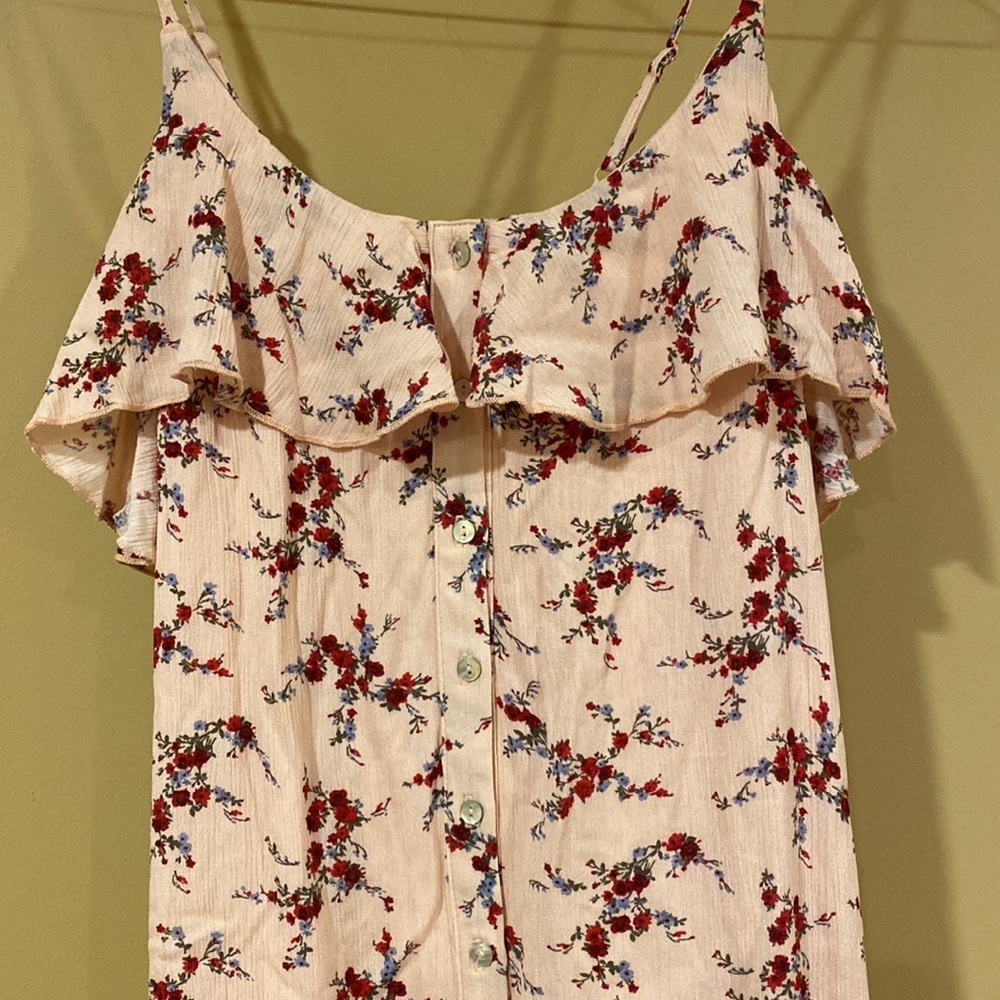 Juniors Floral dress-M - Picture 2 of 6